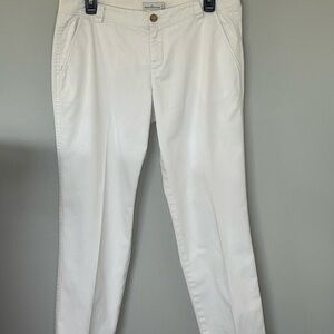 L.L. Bean Straight Leg- Low Rise Cream Colored Pants